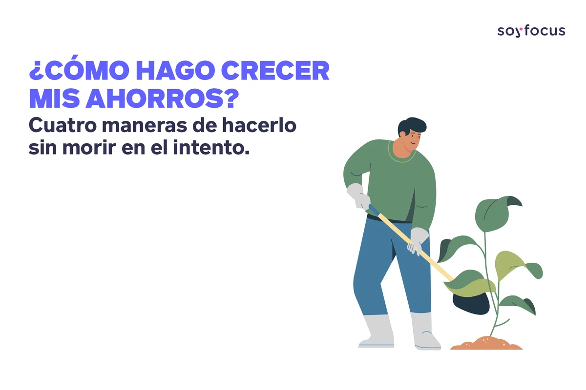 ¿Cómo hago crecer mis ahorros? Cuatro maneras de hacerlo sin morir en el intento