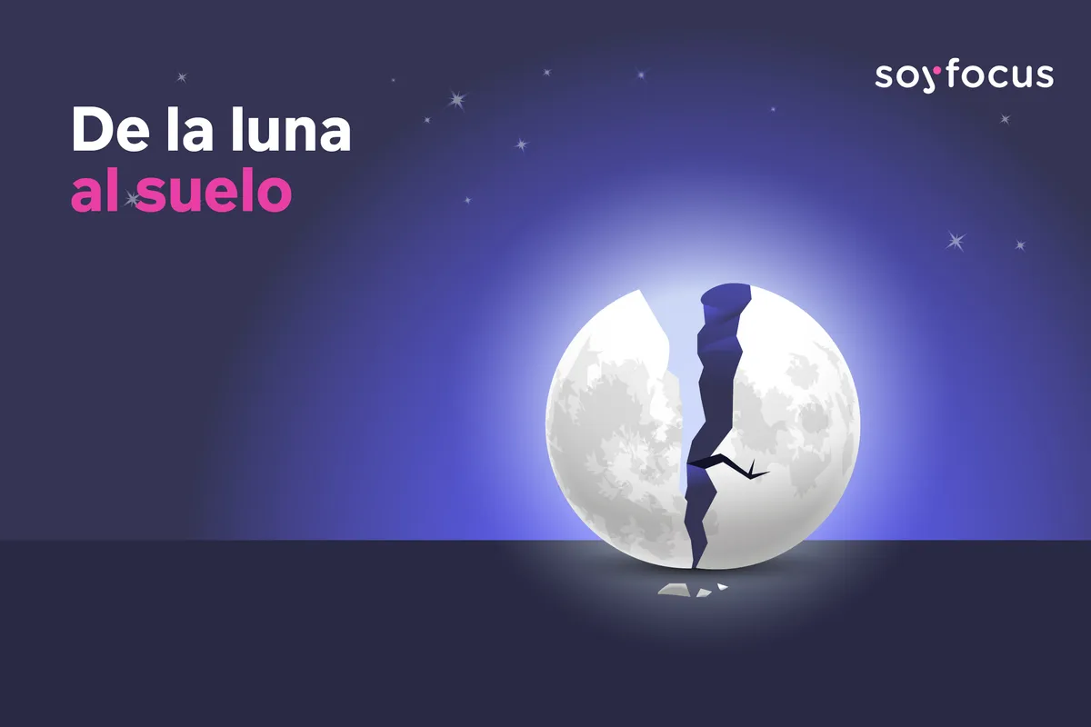 De la luna al suelo