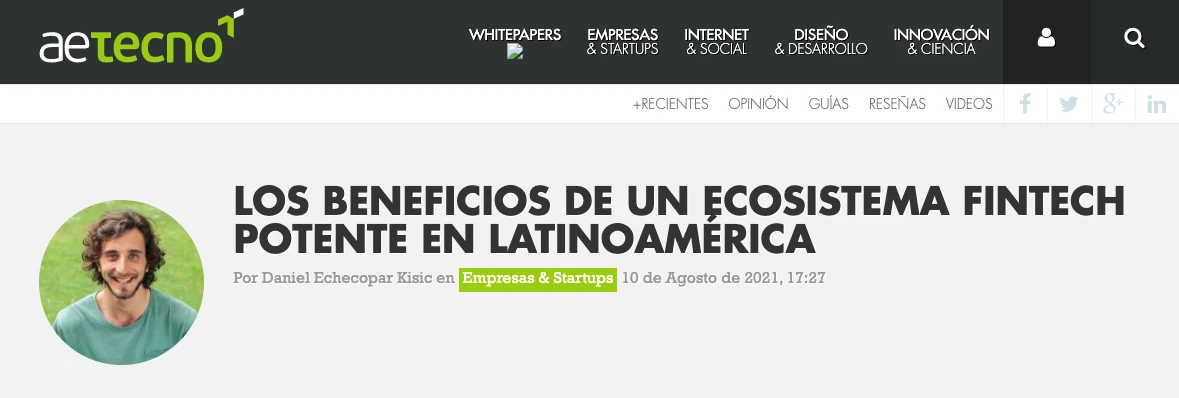 Los beneficios de un ecosistema fintech potente en Latinoamérica