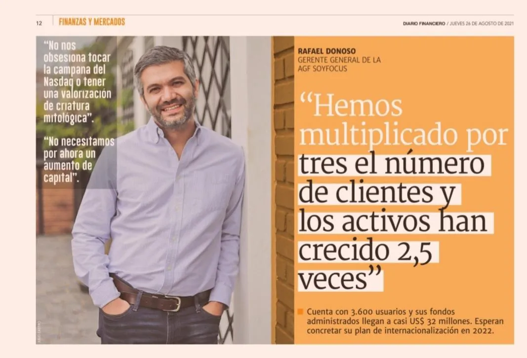 SoyFocus en Diario Financiero